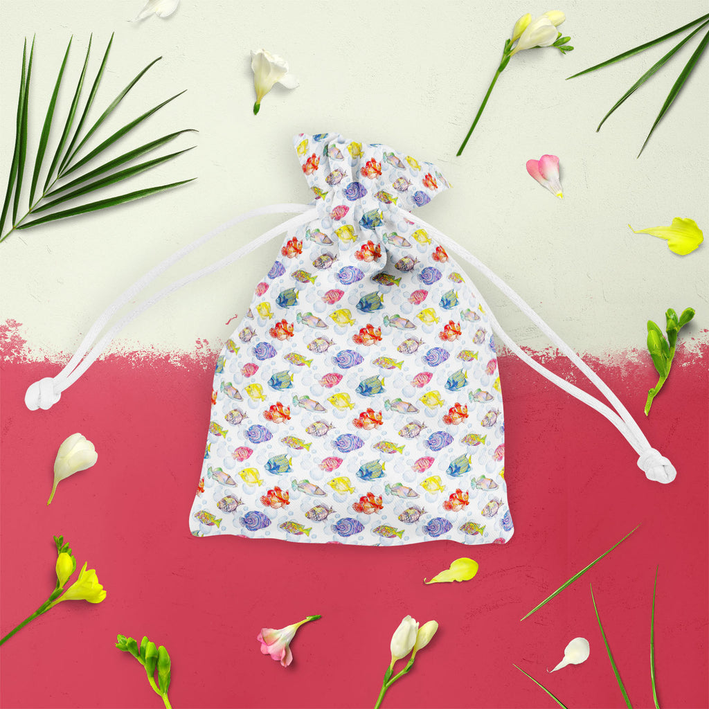 Tropical Sea D1 Pouch Wrist Potli Bag | Bag for Weddings & Casual Parties-Drawstring Pouches-PCH_FB_DS-IC 5007615 IC 5007615, Animals, Art and Paintings, Birds, Digital, Digital Art, Drawing, Graphic, Illustrations, Nature, Patterns, Scenic, Signs, Signs and Symbols, Stripes, Tropical, Watercolour, Wildlife, sea, d1, pouch, wrist, potli, bag, for, weddings, casual, parties, animal, aquarium, aquatic, art, background, bright, clown, color, colorful, design, diving, emperor, exotic, fauna, fish, illustration,