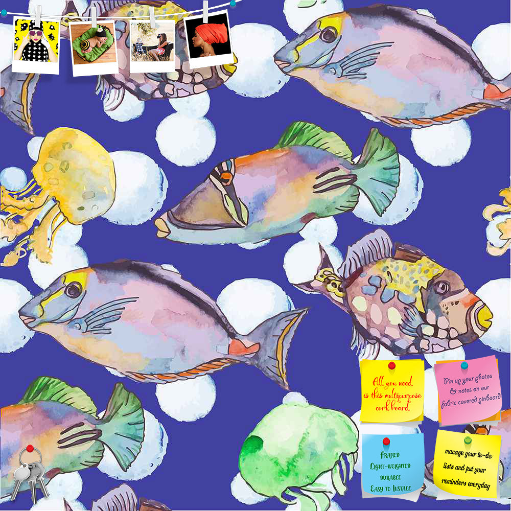 ArtzFolio Tropical Sea D2 Printed Bulletin Board Notice Pin Board Soft Board | Frameless-Bulletin Boards Frameless-AZSAO37629916BLB_FL_L-Image Code 5007616 Vishnu Image Folio Pvt Ltd, IC 5007616, ArtzFolio, Bulletin Boards Frameless, Animals, Kids, Digital Art, tropical, sea, d2, printed, bulletin, board, notice, pin, soft, frameless, pattern, fish, jellyfish, ocean, vector, pin up board, push pin board, extra large cork board, big pin board, notice board, small bulletin board, cork board, wall notice board
