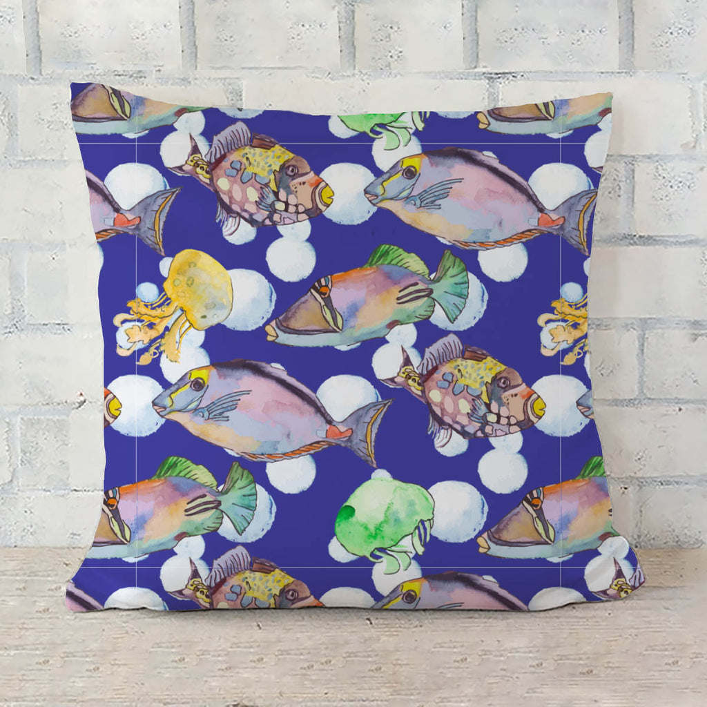 ArtzFolio Tropical Sea D2 Cushion Cover Throw Pillow-Cushion Covers-AZHFR37629916CUS_CV_L-Image Code 5007616 Vishnu Image Folio Pvt Ltd, IC 5007616, ArtzFolio, Cushion Covers, Animals, Kids, Digital Art, tropical, sea, d2, cushion, cover, throw, pillow, pattern, fish, jellyfish, ocean, vector, sofa throws, single throw pillow, zippered throw pillow cover, satin pillow cover, throw pillow, cushion cover only, cushion cover, pillow cover for sofa, pitaara box, throw cushion, kids cushion cover, square cushion