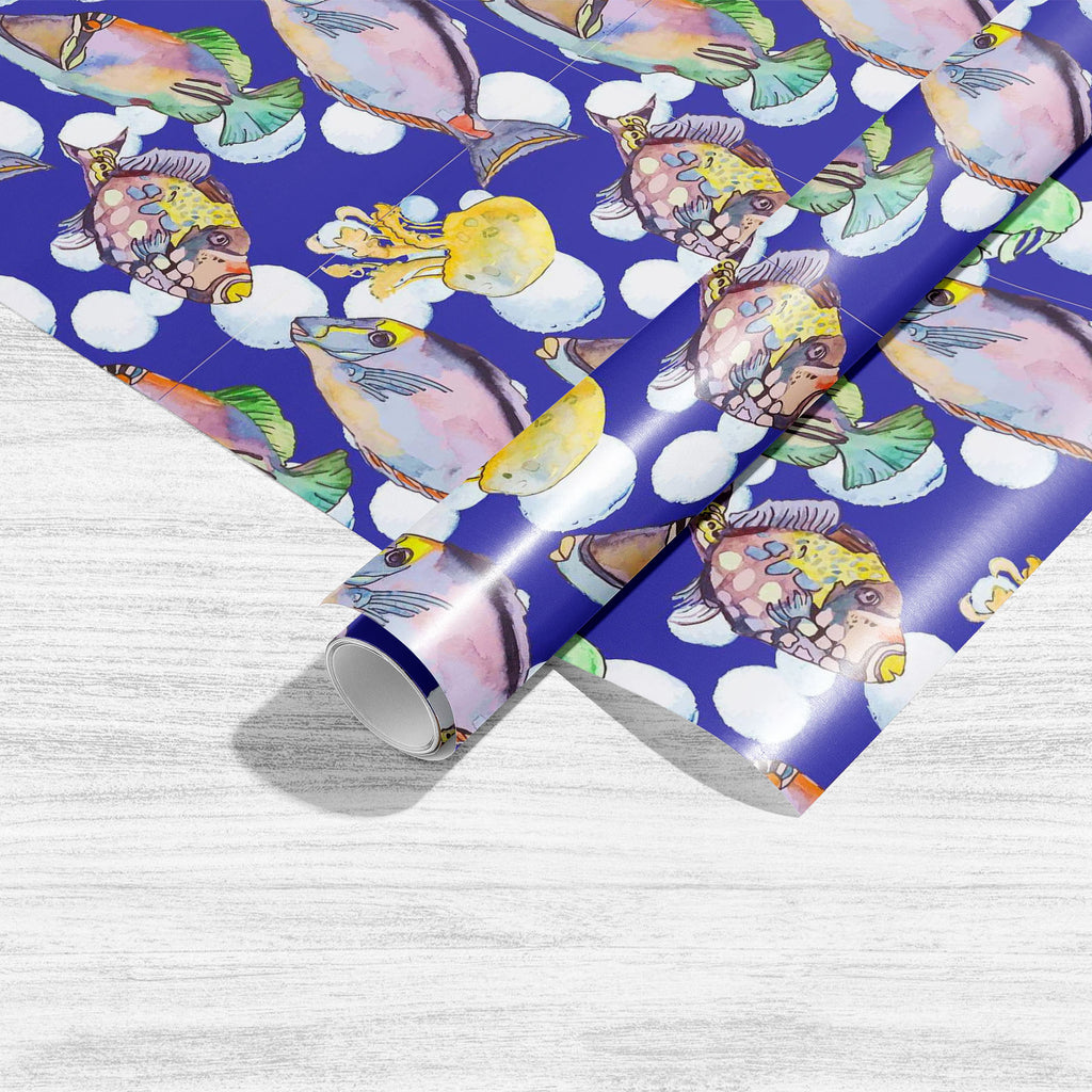 Tropical Sea D2 Art & Craft Gift Wrapping Paper-Wrapping Papers-WRP_PP-IC 5007616 IC 5007616, Animals, Art and Paintings, Birds, Drawing, Illustrations, Nature, Patterns, Scenic, Signs, Signs and Symbols, Stripes, Tropical, Watercolour, Wildlife, sea, d2, art, craft, gift, wrapping, paper, animal, aquarium, aquatic, background, beautiful, bright, color, colorful, design, diving, emperor, exotic, fauna, fish, illustration, isolate, jellyfish, marine, life, ocean, pattern, scale, scales, seamless, seaside, se