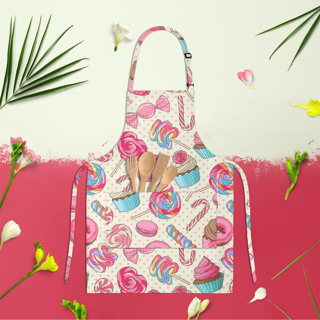 Yummy Lollipop Candy Apron | Adjustable, Free Size & Waist Tiebacks-Aprons Neck to Knee-APR_NK_KN-IC 5007617 IC 5007617, Ancient, Animated Cartoons, Art and Paintings, Birthday, Caricature, Cartoons, Christianity, Cuisine, Food, Food and Beverage, Food and Drink, Fruit and Vegetable, Fruits, Hearts, Historical, Holidays, Illustrations, Love, Medieval, Patterns, Pop Art, Romance, Signs, Signs and Symbols, Vintage, yummy, lollipop, candy, apron, adjustable, free, size, waist, tiebacks, sweet, dessert, donuts,