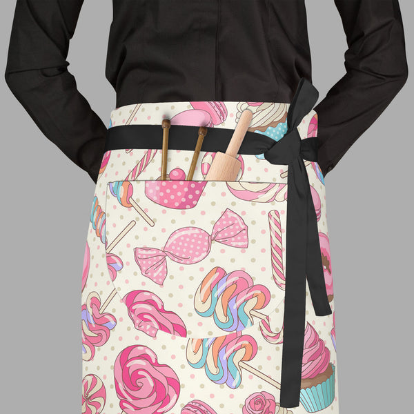 Yummy Lollipop Candy Apron | Adjustable, Free Size & Waist Tiebacks-Aprons Waist to Feet-APR_WS_FT-IC 5007617 IC 5007617, Ancient, Animated Cartoons, Art and Paintings, Birthday, Caricature, Cartoons, Christianity, Cuisine, Food, Food and Beverage, Food and Drink, Fruit and Vegetable, Fruits, Hearts, Historical, Holidays, Illustrations, Love, Medieval, Patterns, Pop Art, Romance, Signs, Signs and Symbols, Vintage, yummy, lollipop, candy, full-length, waist, to, feet, apron, poly-cotton, fabric, adjustable, 