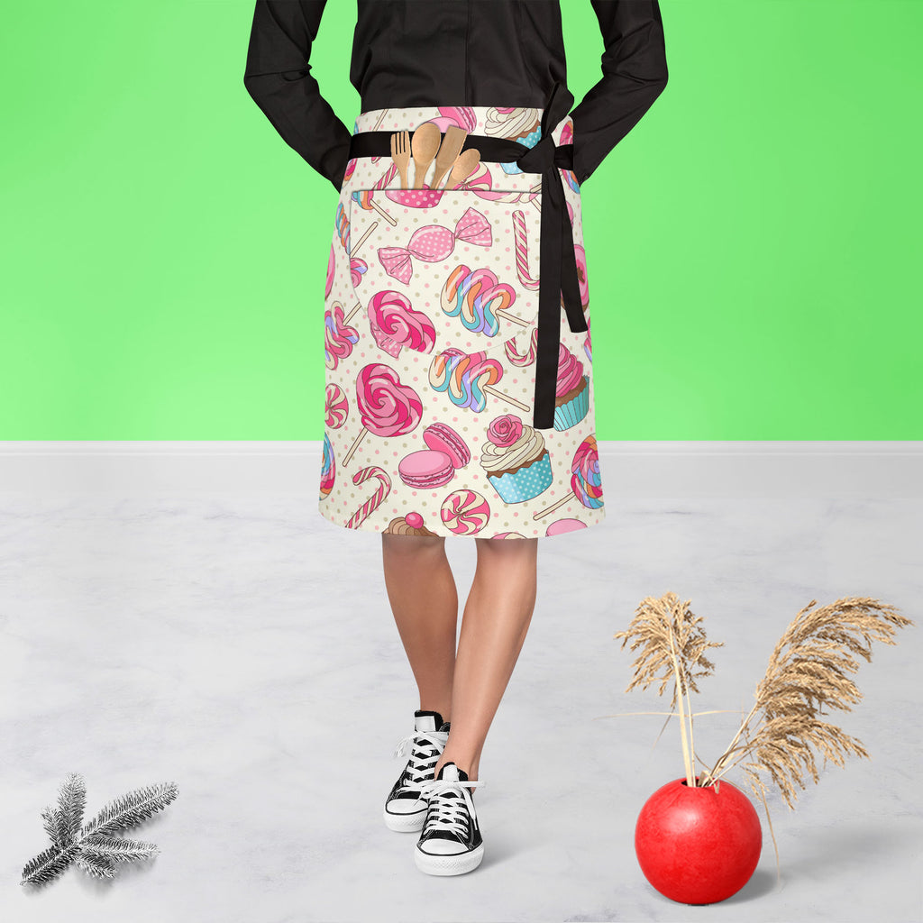 Yummy Lollipop Candy Apron | Adjustable, Free Size & Waist Tiebacks-Apron Waist to Knee-APR_WS_KN-IC 5007617 IC 5007617, Ancient, Animated Cartoons, Art and Paintings, Birthday, Caricature, Cartoons, Christianity, Cuisine, Food, Food and Beverage, Food and Drink, Fruit and Vegetable, Fruits, Hearts, Historical, Holidays, Illustrations, Love, Medieval, Patterns, Pop Art, Romance, Signs, Signs and Symbols, Vintage, yummy, lollipop, candy, apron, adjustable, free, size, waist, tiebacks, sweet, dessert, donuts,