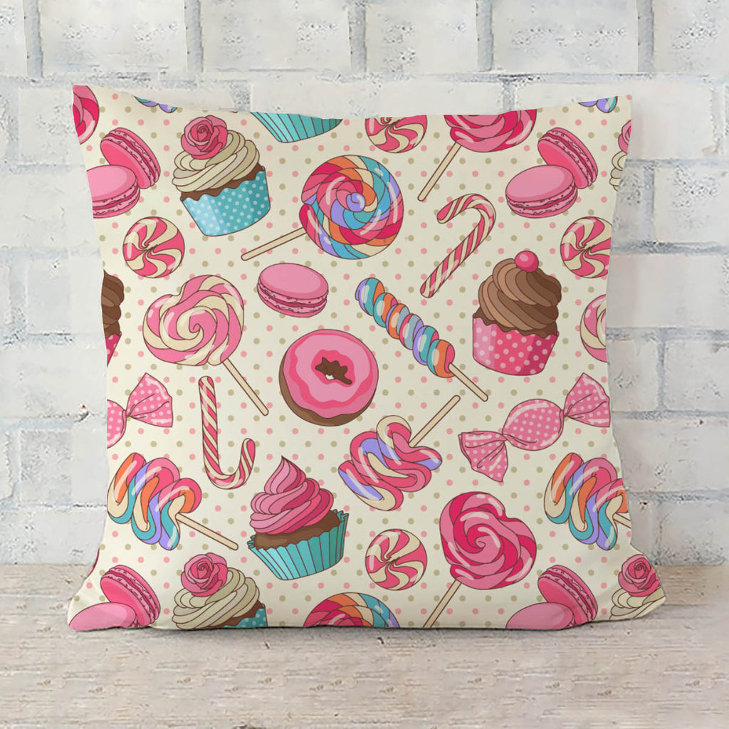 ArtzFolio Yummy Lollipop Candy Cushion Cover Throw Pillow-Cushion Covers-AZHFR37640098CUS_CV_L-Image Code 5007617 Vishnu Image Folio Pvt Ltd, IC 5007617, ArtzFolio, Cushion Covers, Kids, Digital Art, yummy, lollipop, candy, cushion, cover, throw, pillow, colorful, sweet, macaroon, cupcake, donut, seamless, pattern, yellow, sofa throws, single throw pillow, zippered throw pillow cover, satin pillow cover, throw pillow, cushion cover only, cushion cover, pillow cover for sofa, pitaara box, throw cushion, kids