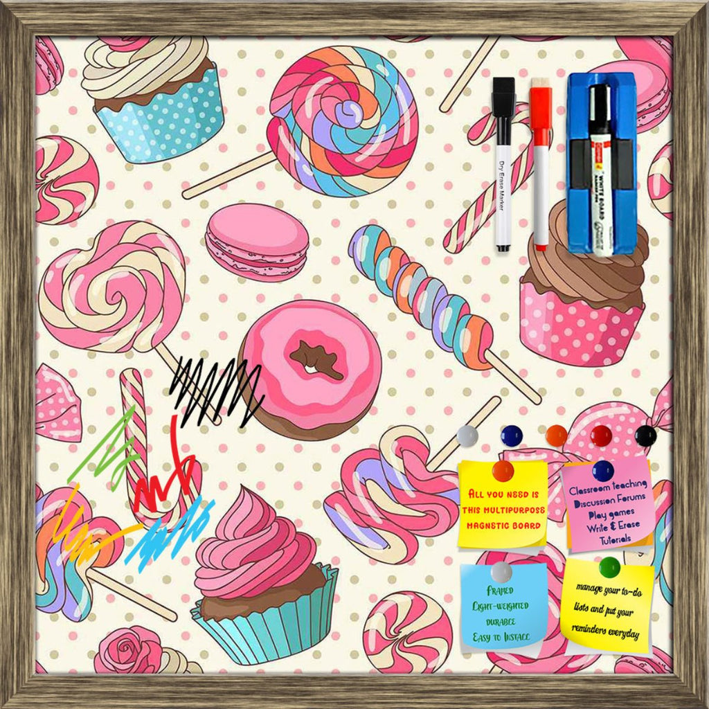 Yummy Lollipop Candy Framed Magnetic Dry Erase Board | Combo with Magnet Buttons & Markers-Magnetic Boards Framed-MGB_FR-IC 5007617 IC 5007617, Ancient, Animated Cartoons, Art and Paintings, Birthday, Caricature, Cartoons, Christianity, Cuisine, Food, Food and Beverage, Food and Drink, Fruit and Vegetable, Fruits, Hearts, Historical, Holidays, Illustrations, Love, Medieval, Patterns, Pop Art, Romance, Signs, Signs and Symbols, Vintage, yummy, lollipop, candy, framed, magnetic, dry, erase, board, printed, wh