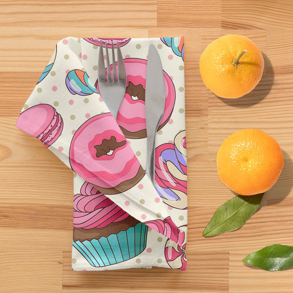 Yummy Lollipop Candy Table Napkin-Table Napkins-NAP_TB-IC 5007617 IC 5007617, Ancient, Animated Cartoons, Art and Paintings, Birthday, Caricature, Cartoons, Christianity, Cuisine, Food, Food and Beverage, Food and Drink, Fruit and Vegetable, Fruits, Hearts, Historical, Holidays, Illustrations, Love, Medieval, Patterns, Pop Art, Romance, Signs, Signs and Symbols, Vintage, yummy, lollipop, candy, table, napkin, sweet, dessert, donuts, donut, seamless, cupcake, cupcakes, candies, lollipops, background, dessert