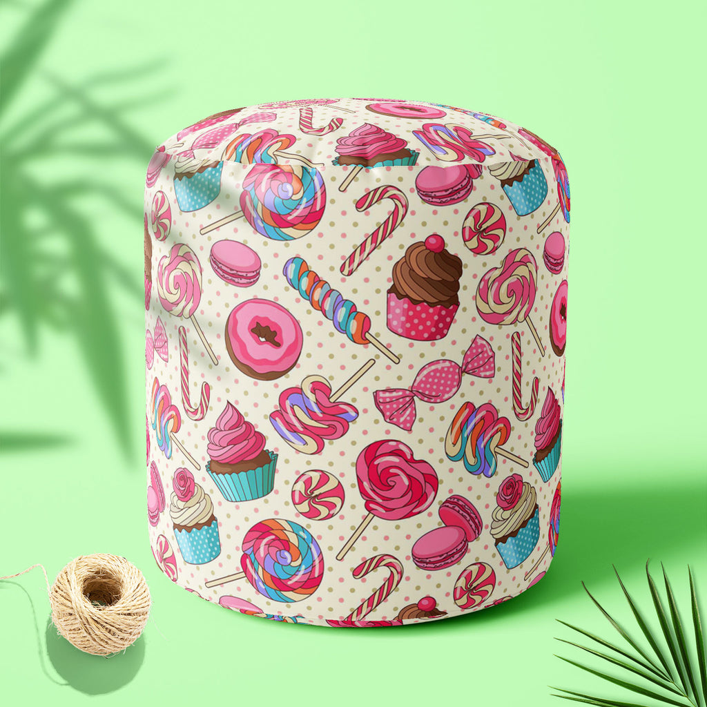Yummy Lollipop Candy Footstool Footrest Puffy Pouffe Ottoman Bean Bag | Canvas Fabric-Footstools-FST_CB_BN-IC 5007617 IC 5007617, Ancient, Animated Cartoons, Art and Paintings, Birthday, Caricature, Cartoons, Christianity, Cuisine, Food, Food and Beverage, Food and Drink, Fruit and Vegetable, Fruits, Hearts, Historical, Holidays, Illustrations, Love, Medieval, Patterns, Pop Art, Romance, Signs, Signs and Symbols, Vintage, yummy, lollipop, candy, footstool, footrest, puffy, pouffe, ottoman, bean, bag, canvas