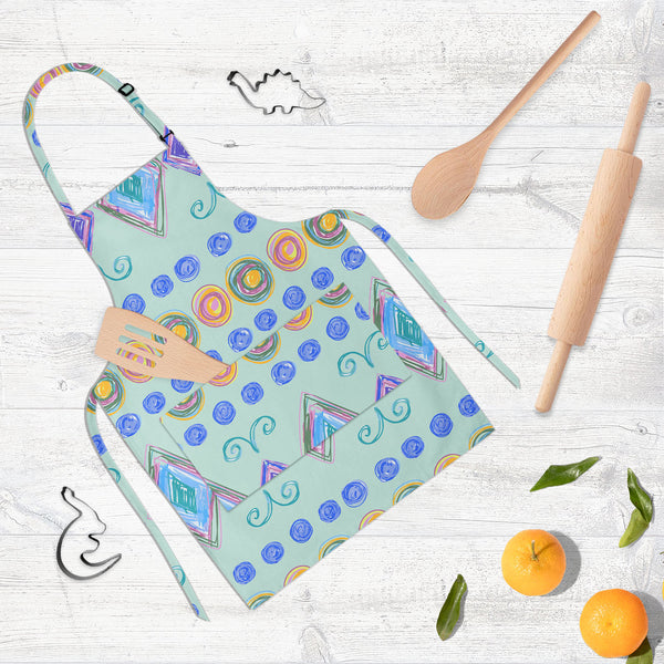 Hand Drawn Design D3 Apron | Adjustable, Free Size & Waist Tiebacks-Aprons Neck to Knee-APR_NK_KN-IC 5007618 IC 5007618, Abstract Expressionism, Abstracts, Art and Paintings, Baby, Children, Circle, Digital, Digital Art, Fashion, Geometric, Geometric Abstraction, Graphic, Holidays, Kids, Modern Art, Nature, Patterns, Retro, Scenic, Semi Abstract, Signs, Signs and Symbols, Stripes, Urban, hand, drawn, design, d3, full-length, neck, to, knee, apron, poly-cotton, fabric, adjustable, buckle, waist, tiebacks, ab