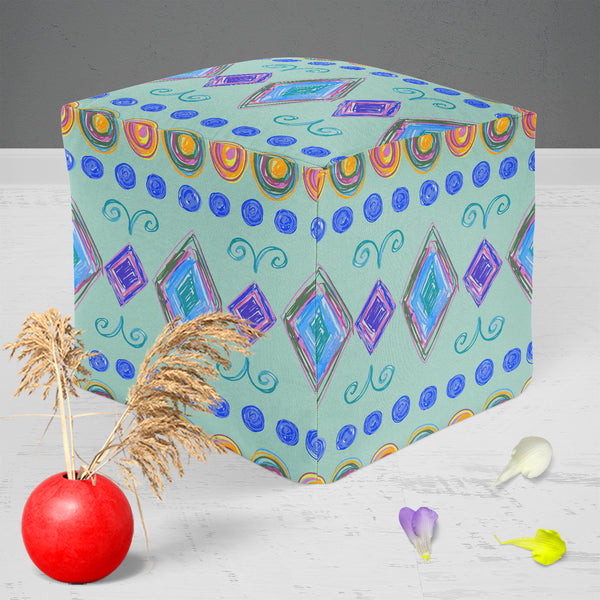 Hand Drawn Design D3 Footstool Footrest Puffy Pouffe Ottoman Bean Bag | Canvas Fabric-Footstools-FST_CB_BN-IC 5007618 IC 5007618, Abstract Expressionism, Abstracts, Art and Paintings, Baby, Children, Circle, Digital, Digital Art, Fashion, Geometric, Geometric Abstraction, Graphic, Holidays, Kids, Modern Art, Nature, Patterns, Retro, Scenic, Semi Abstract, Signs, Signs and Symbols, Stripes, Urban, hand, drawn, design, d3, puffy, pouffe, ottoman, footstool, footrest, bean, bag, canvas, fabric, abstract, art, 
