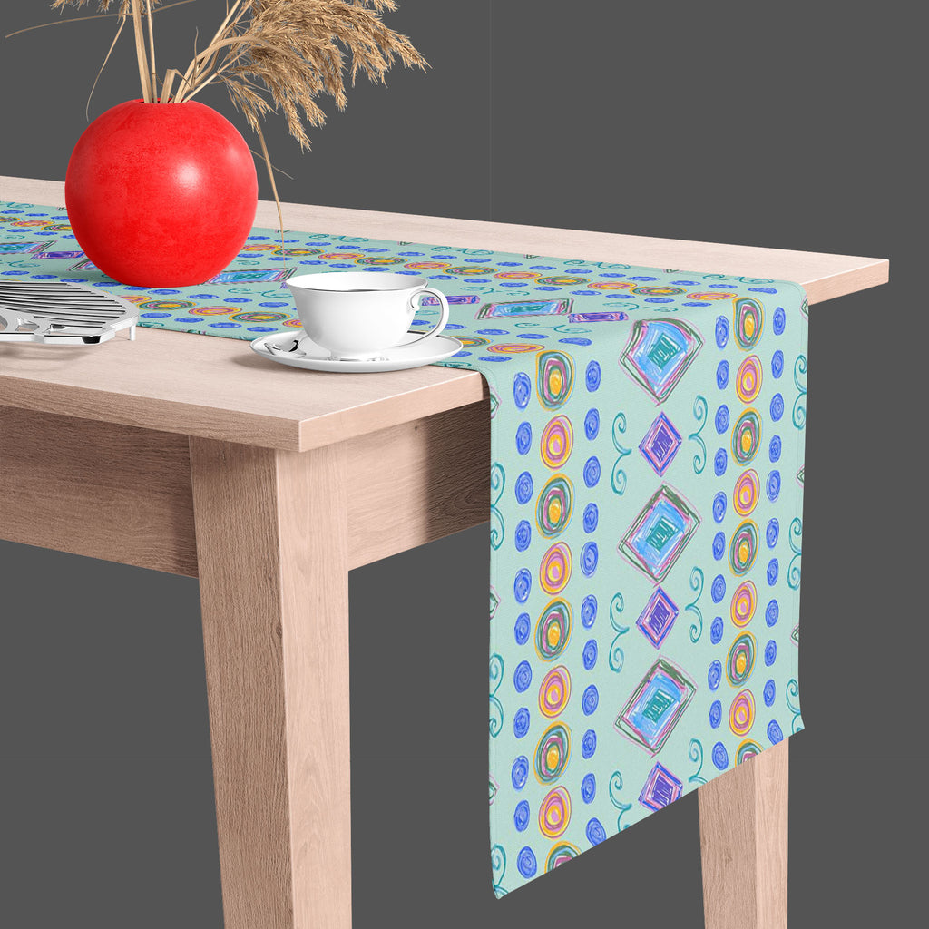 Hand Drawn Design D3 Table Runner-Table Runners-RUN_TB-IC 5007618 IC 5007618, Abstract Expressionism, Abstracts, Art and Paintings, Baby, Children, Circle, Digital, Digital Art, Fashion, Geometric, Geometric Abstraction, Graphic, Holidays, Kids, Modern Art, Nature, Patterns, Retro, Scenic, Semi Abstract, Signs, Signs and Symbols, Stripes, Urban, hand, drawn, design, d3, table, runner, abstract, art, backdrop, background, curly, decor, decoration, doodle, element, fabric, funky, holiday, line, modern, natura
