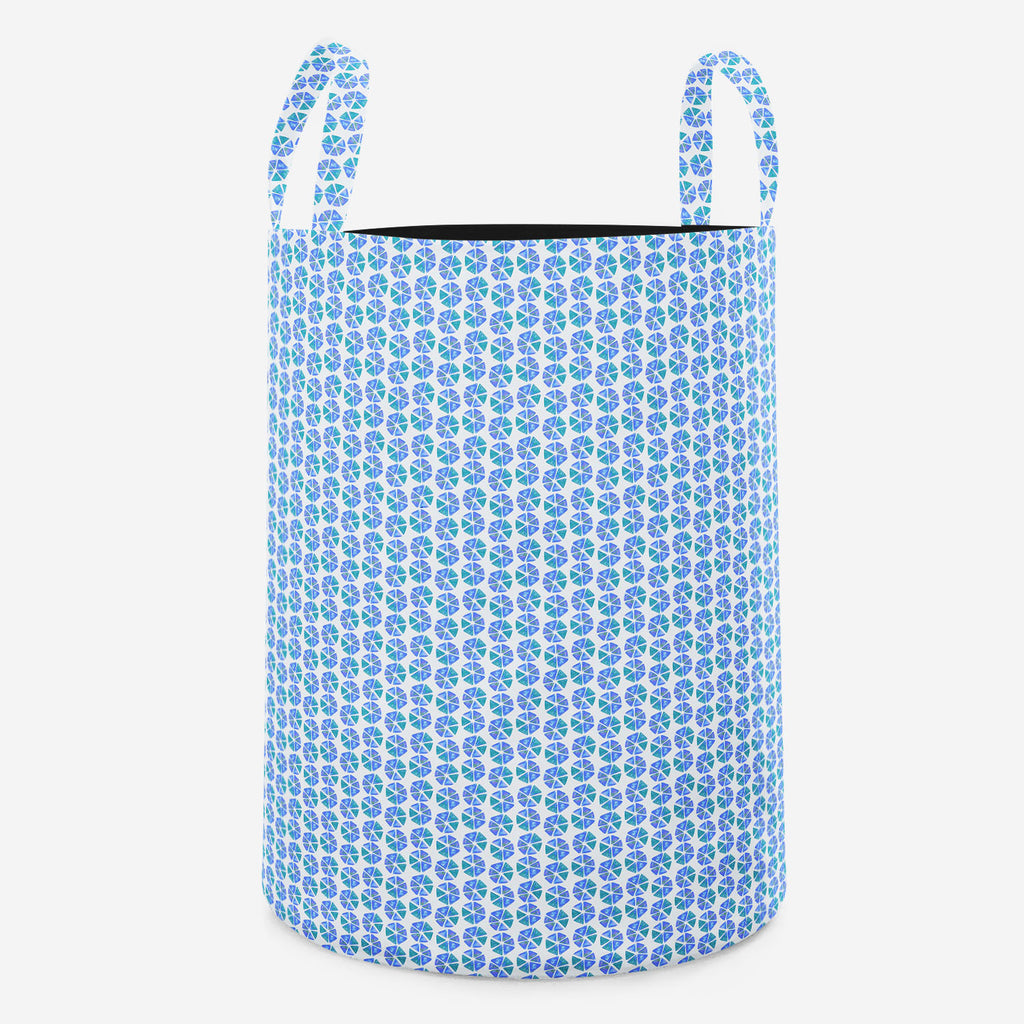 Geometric Pattern Foldable Open Storage Bin | Organizer Box, Toy Basket, Shelf Box, Laundry Bag | Canvas Fabric-Storage Bins-STR_BI_RD-IC 5007621 IC 5007621, Abstract Expressionism, Abstracts, Ancient, Art and Paintings, Chevron, Culture, Decorative, Digital, Digital Art, Ethnic, Fashion, Geometric, Geometric Abstraction, Graphic, Hipster, Historical, Ikat, Illustrations, Medieval, Modern Art, Patterns, Retro, Semi Abstract, Signs, Signs and Symbols, Traditional, Triangles, Tribal, Vintage, World Culture, p