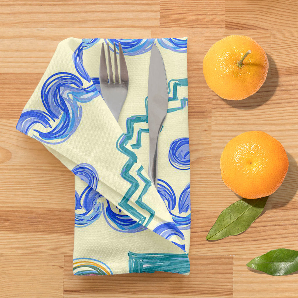 Hand Drawn Design D5 Table Napkin-Table Napkins-NAP_TB-IC 5007622 IC 5007622, Abstract Expressionism, Abstracts, Art and Paintings, Baby, Children, Circle, Digital, Digital Art, Fashion, Geometric, Geometric Abstraction, Graphic, Holidays, Kids, Modern Art, Nature, Patterns, Retro, Scenic, Semi Abstract, Signs, Signs and Symbols, Stripes, Urban, hand, drawn, design, d5, table, napkin, abstract, art, backdrop, background, curly, decor, decoration, doodle, element, fabric, funky, holiday, line, modern, natura