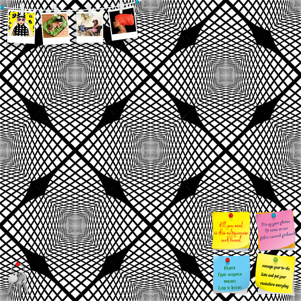 ArtzFolio Monochrome Geometric D1 Printed Bulletin Board Notice Pin Board Soft Board | Frameless-Bulletin Boards Frameless-AZSAO37864262BLB_FL_L-Image Code 5007623 Vishnu Image Folio Pvt Ltd, IC 5007623, ArtzFolio, Bulletin Boards Frameless, Abstract, Digital Art, monochrome, geometric, d1, printed, bulletin, board, notice, pin, soft, frameless, design, seamless, pattern, textured, background, vector, art, gradient, pin up board, push pin board, extra large cork board, big pin board, notice board, small bul