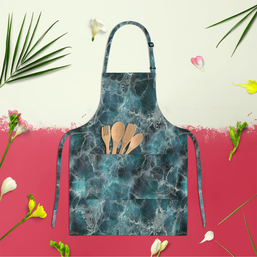 Abstract Surface D2 Apron | Adjustable, Free Size & Waist Tiebacks - Aprons Neck to Knee - ArtzFolio.com