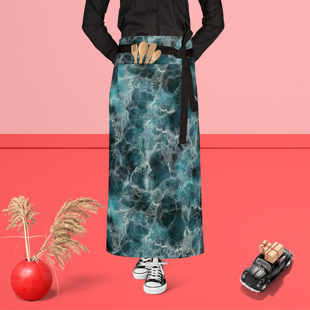 Abstract Surface D2 Apron | Adjustable, Free Size & Waist Tiebacks - Aprons Waist to Feet - ArtzFolio.com