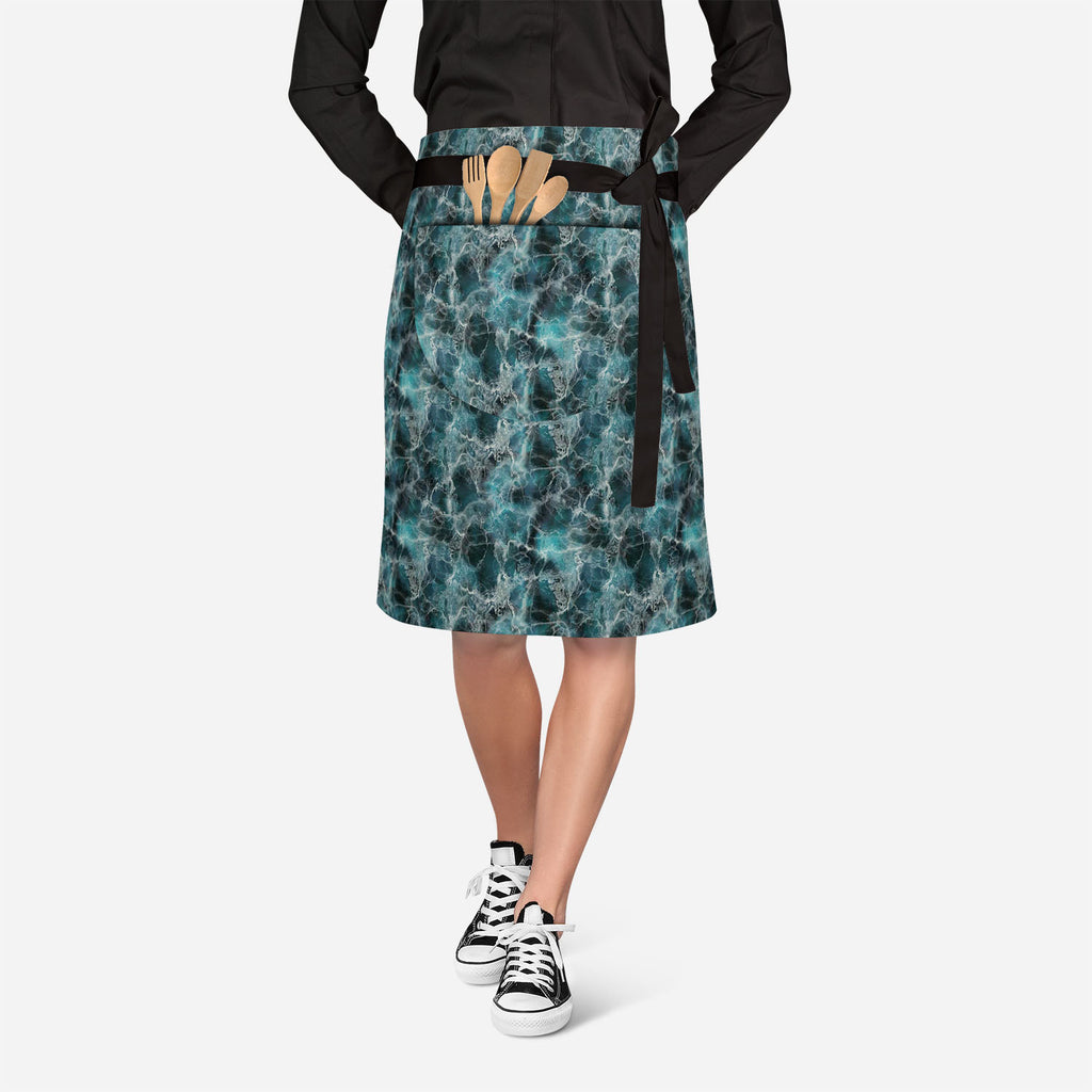 Abstract Surface Apron | Adjustable, Free Size & Waist Tiebacks - Apron Waist to Feet - ArtzFolio.com