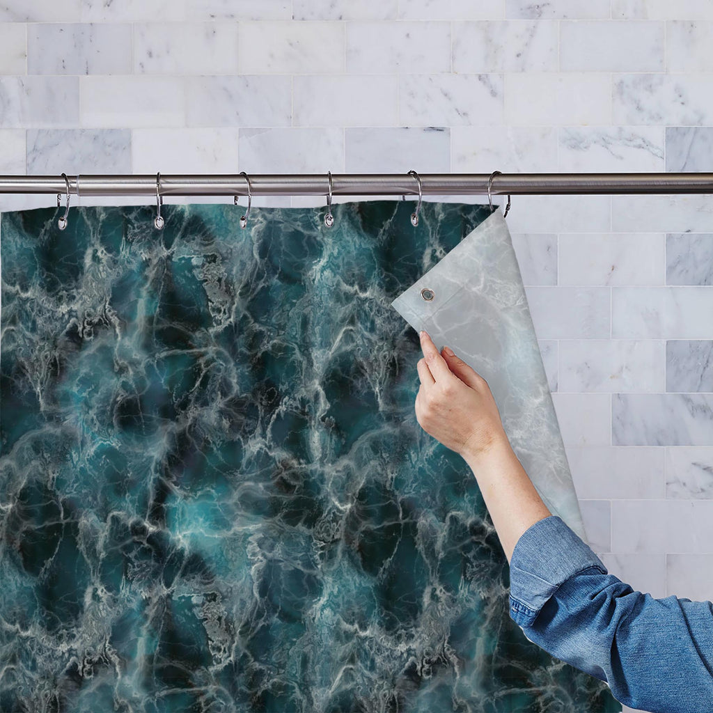 Abstract Surface D2 Washable Waterproof Shower Curtain - Shower Curtains - ArtzFolio.com