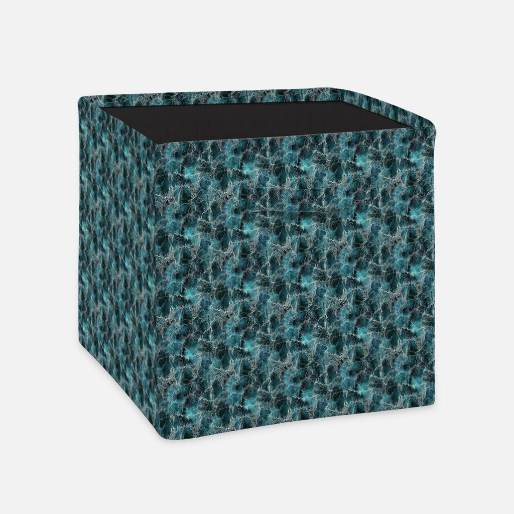 Abstract Surface Foldable Open Storage Bin | Organizer Box, Toy Basket, Shelf Box, Laundry Bag | Canvas Fabric - Storage Bins - ArtzFolio.com