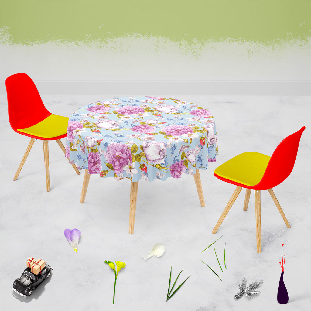 Floral Roses D1 Table Cloth Cover-Table Covers-CVR_TB_RD-IC 5007625 IC 5007625, Abstract Expressionism, Abstracts, Ancient, Botanical, Floral, Flowers, Historical, Medieval, Nature, Patterns, Retro, Scenic, Semi Abstract, Vintage, Watercolour, Wedding, roses, d1, table, cloth, cover, peonies, flower, pattern, seamless, abstract, anniversary, artwork, background, bloom, bouquet, butterfly, garden, greeting, invitation, narcissus, ornamental, romantic, rose, spring, summer, valentine, watercolor, wildflowers,