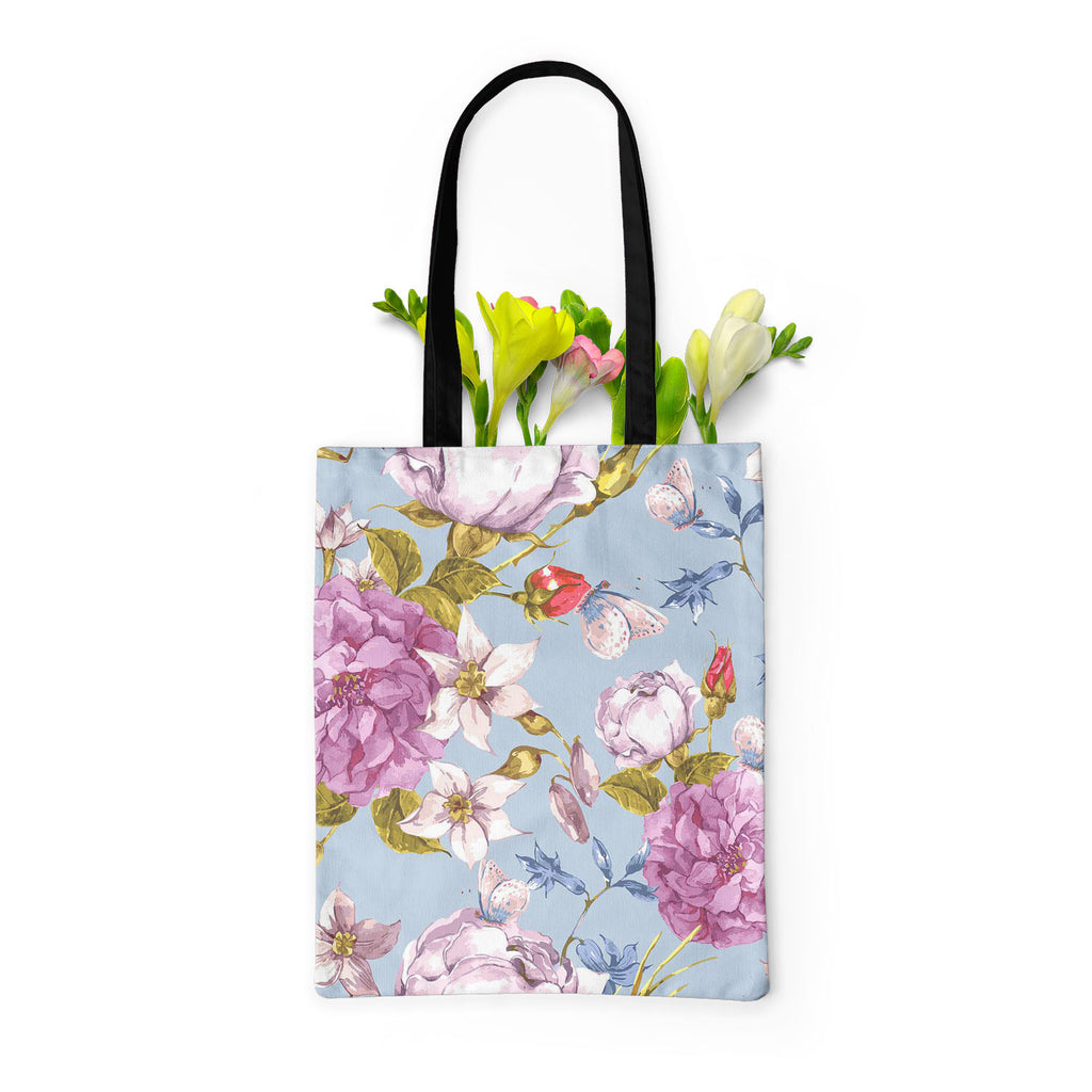 Floral Roses D1 Tote Bag Shoulder Purse | Multipurpose-Tote Bags Basic-TOT_FB_BS-IC 5007625 IC 5007625, Abstract Expressionism, Abstracts, Ancient, Botanical, Floral, Flowers, Historical, Medieval, Nature, Patterns, Retro, Scenic, Semi Abstract, Vintage, Watercolour, Wedding, roses, d1, tote, bag, shoulder, purse, multipurpose, peonies, flower, pattern, seamless, abstract, anniversary, artwork, background, bloom, bouquet, butterfly, garden, greeting, invitation, narcissus, ornamental, romantic, rose, spring