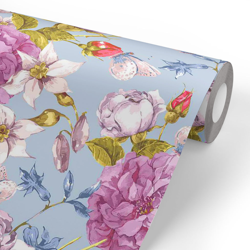 Floral Roses Wallpaper Roll-Wallpapers Peel & Stick-WAL_PA-IC 5007625 IC 5007625, Abstract Expressionism, Abstracts, Ancient, Botanical, Floral, Flowers, Historical, Medieval, Nature, Patterns, Retro, Scenic, Semi Abstract, Vintage, Watercolour, Wedding, roses, wallpaper, roll, peonies, flower, pattern, seamless, abstract, anniversary, artwork, background, bloom, bouquet, butterfly, garden, greeting, invitation, narcissus, ornamental, romantic, rose, spring, summer, valentine, watercolor, wildflowers, artzf