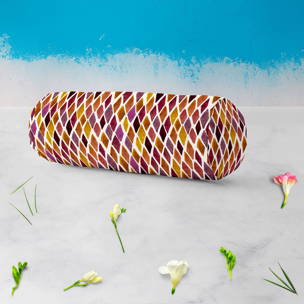 Checked D1 Bolster Cover Booster Cases | Concealed Zipper Opening-Bolster Covers-BOL_CV_ZP-IC 5007626 IC 5007626, Abstract Expressionism, Abstracts, Ancient, Art and Paintings, Check, Cross, Culture, Drawing, Ethnic, Fashion, Geometric, Geometric Abstraction, Graffiti, Hand Drawn, Hipster, Historical, Illustrations, Medieval, Patterns, Plaid, Retro, Semi Abstract, Stripes, Traditional, Tribal, Vintage, Watercolour, World Culture, checked, d1, bolster, cover, booster, cases, concealed, zipper, opening, abstr