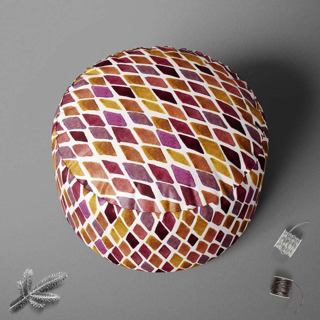 Checked D1 Footstool Footrest Puffy Pouffe Ottoman Bean Bag | Canvas Fabric-Footstools-FST_CB_BN-IC 5007626 IC 5007626, Abstract Expressionism, Abstracts, Ancient, Art and Paintings, Check, Cross, Culture, Drawing, Ethnic, Fashion, Geometric, Geometric Abstraction, Graffiti, Hand Drawn, Hipster, Historical, Illustrations, Medieval, Patterns, Plaid, Retro, Semi Abstract, Stripes, Traditional, Tribal, Vintage, Watercolour, World Culture, checked, d1, footstool, footrest, puffy, pouffe, ottoman, bean, bag, can