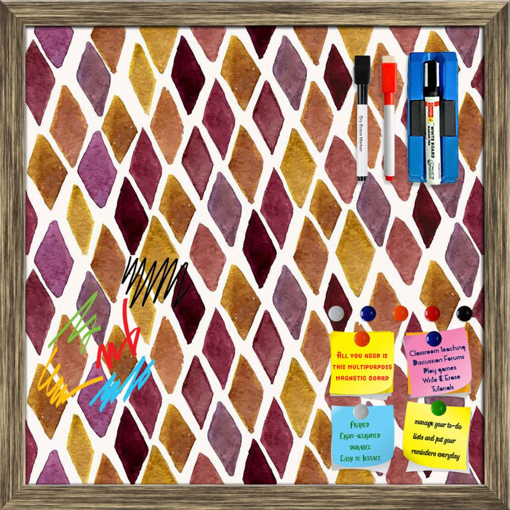 Checked Framed Magnetic Dry Erase Board | Combo with Magnet Buttons & Markers-Magnetic Boards Framed-MGB_FR-IC 5007626 IC 5007626, Abstract Expressionism, Abstracts, Ancient, Art and Paintings, Check, Cross, Culture, Drawing, Ethnic, Fashion, Geometric, Geometric Abstraction, Graffiti, Hand Drawn, Hipster, Historical, Illustrations, Medieval, Patterns, Plaid, Retro, Semi Abstract, Stripes, Traditional, Tribal, Vintage, Watercolour, World Culture, checked, framed, magnetic, dry, erase, board, printed, whiteb