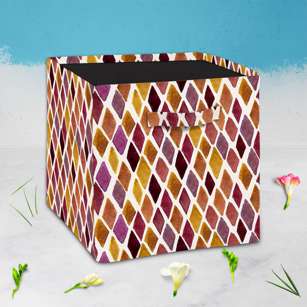 Checked D1 Foldable Open Storage Bin | Organizer Box, Toy Basket, Shelf Box, Laundry Bag | Canvas Fabric-Storage Bins-STR_BI_CB-IC 5007626 IC 5007626, Abstract Expressionism, Abstracts, Ancient, Art and Paintings, Check, Cross, Culture, Drawing, Ethnic, Fashion, Geometric, Geometric Abstraction, Graffiti, Hand Drawn, Hipster, Historical, Illustrations, Medieval, Patterns, Plaid, Retro, Semi Abstract, Stripes, Traditional, Tribal, Vintage, Watercolour, World Culture, checked, d1, foldable, open, storage, bin