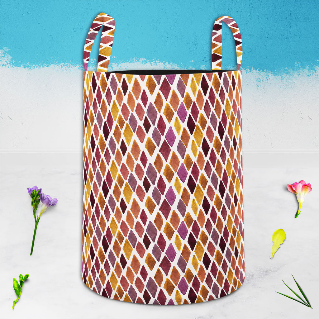 Checked D1 Foldable Open Storage Bin | Organizer Box, Toy Basket, Shelf Box, Laundry Bag | Canvas Fabric-Storage Bins-STR_BI_CB-IC 5007626 IC 5007626, Abstract Expressionism, Abstracts, Ancient, Art and Paintings, Check, Cross, Culture, Drawing, Ethnic, Fashion, Geometric, Geometric Abstraction, Graffiti, Hand Drawn, Hipster, Historical, Illustrations, Medieval, Patterns, Plaid, Retro, Semi Abstract, Stripes, Traditional, Tribal, Vintage, Watercolour, World Culture, checked, d1, foldable, open, storage, bin