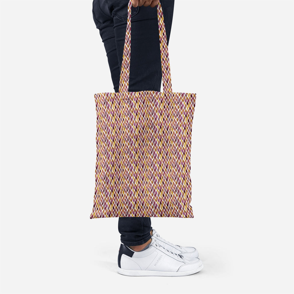 ArtzFolio Checked Tote Bag Shoulder Purse | Multipurpose-Tote Bags Basic-AZ5007626TOT_RF-IC 5007626 IC 5007626, Abstract Expressionism, Abstracts, Ancient, Art and Paintings, Check, Cross, Culture, Drawing, Ethnic, Fashion, Geometric, Geometric Abstraction, Graffiti, Hand Drawn, Hipster, Historical, Illustrations, Medieval, Patterns, Plaid, Retro, Semi Abstract, Stripes, Traditional, Tribal, Vintage, Watercolour, World Culture, checked, tote, bag, shoulder, purse, multipurpose, abstract, art, background, bo