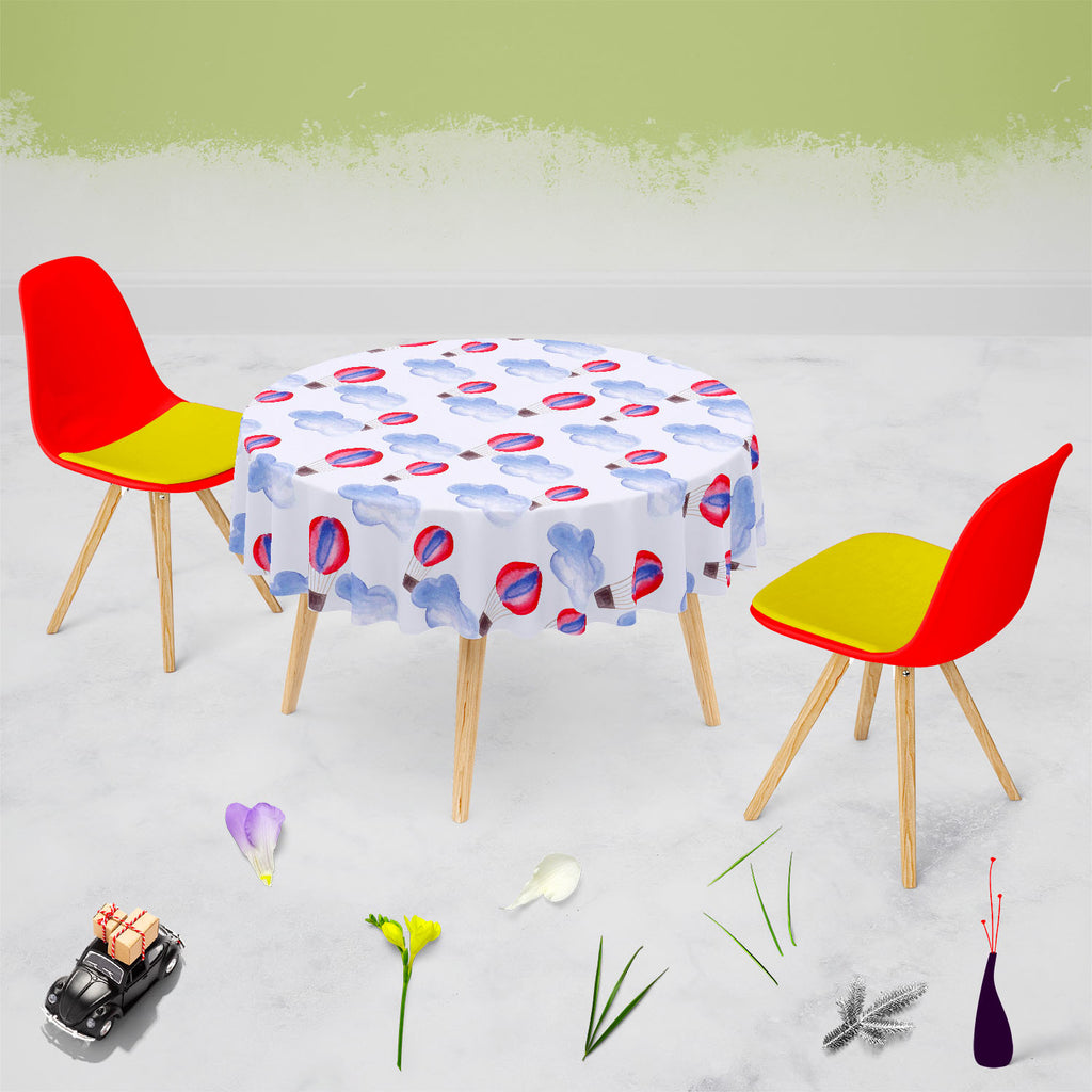 Watercolor Balloons & Clouds D1 Table Cloth Cover-Table Covers-CVR_TB_RD-IC 5007627 IC 5007627, Abstract Expressionism, Abstracts, Ancient, Black and White, Digital, Digital Art, Drawing, Graphic, Hand Drawn, Historical, Illustrations, Medieval, Patterns, Retro, Semi Abstract, Signs, Signs and Symbols, Splatter, Vintage, Watercolour, White, watercolor, balloons, clouds, d1, table, cloth, cover, abstract, aerostat, air, aqua, background, balloon, banner, blue, bright, canvas, cloud, design, element, hand, dr