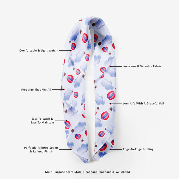 Watercolor Balloons & Clouds Printed Scarf | Neckwear Balaclava | Girls & Women | Soft Poly Fabric-Scarfs Basic--IC 5007627 IC 5007627, Abstract Expressionism, Abstracts, Ancient, Black and White, Digital, Digital Art, Drawing, Graphic, Hand Drawn, Historical, Illustrations, Medieval, Patterns, Retro, Semi Abstract, Signs, Signs and Symbols, Splatter, Vintage, Watercolour, White, watercolor, balloons, clouds, printed, scarf, neckwear, balaclava, girls, women, soft, poly, fabric, abstract, aerostat, air, aqu
