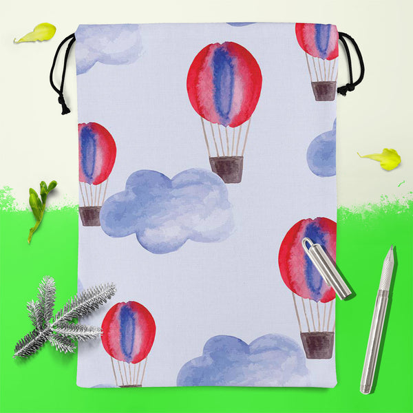 Watercolor Balloons & Clouds D1 Reusable Sack Bag | Bag for Gym, Storage, Vegetable & Travel-Drawstring Sack Bags-SCK_FB_DS-IC 5007627 IC 5007627, Abstract Expressionism, Abstracts, Ancient, Black and White, Digital, Digital Art, Drawing, Graphic, Hand Drawn, Historical, Illustrations, Medieval, Patterns, Retro, Semi Abstract, Signs, Signs and Symbols, Splatter, Vintage, Watercolour, White, watercolor, balloons, clouds, d1, reusable, sack, bag, for, gym, storage, vegetable, travel, cotton, canvas, fabric, a