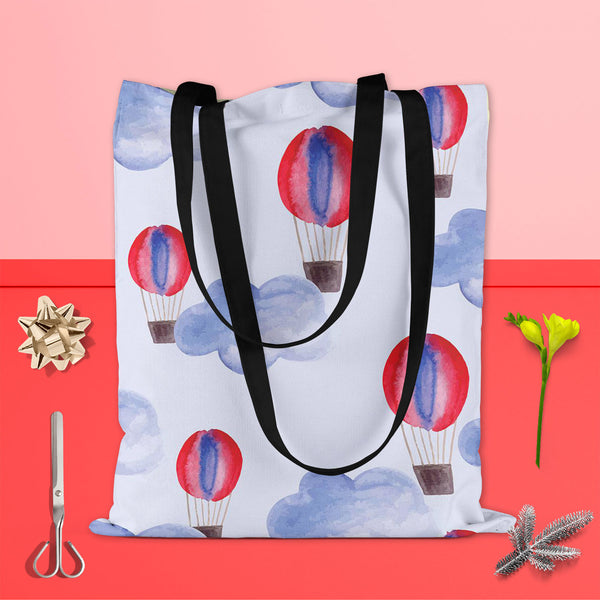 Watercolor Balloons & Clouds D1 Tote Bag Shoulder Purse | Multipurpose-Tote Bags Basic-TOT_FB_BS-IC 5007627 IC 5007627, Abstract Expressionism, Abstracts, Ancient, Black and White, Digital, Digital Art, Drawing, Graphic, Hand Drawn, Historical, Illustrations, Medieval, Patterns, Retro, Semi Abstract, Signs, Signs and Symbols, Splatter, Vintage, Watercolour, White, watercolor, balloons, clouds, d1, tote, bag, shoulder, purse, cotton, canvas, fabric, multipurpose, abstract, aerostat, air, aqua, background, ba