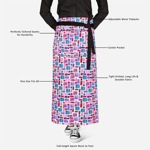 Watercolor Pattern Apron | Adjustable, Free Size & Waist Tiebacks-Aprons Waist to Knee--IC 5007628 IC 5007628, Abstract Expressionism, Abstracts, Ancient, Art and Paintings, Check, Cross, Culture, Drawing, Ethnic, Fashion, Geometric, Geometric Abstraction, Graffiti, Hand Drawn, Hipster, Historical, Illustrations, Medieval, Patterns, Plaid, Retro, Semi Abstract, Stripes, Traditional, Tribal, Vintage, Watercolour, World Culture, watercolor, pattern, full-length, apron, satin, fabric, adjustable, waist, tiebac
