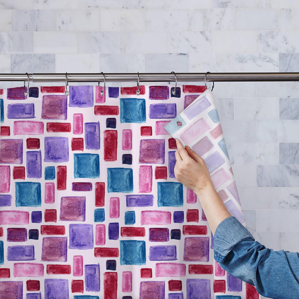 Watercolor Pattern D2 Washable Waterproof Shower Curtain-Shower Curtains-CUR_SH-IC 5007628 IC 5007628, Abstract Expressionism, Abstracts, Ancient, Art and Paintings, Check, Cross, Culture, Drawing, Ethnic, Fashion, Geometric, Geometric Abstraction, Graffiti, Hand Drawn, Hipster, Historical, Illustrations, Medieval, Patterns, Plaid, Retro, Semi Abstract, Stripes, Traditional, Tribal, Vintage, Watercolour, World Culture, watercolor, pattern, d2, washable, waterproof, shower, curtain, abstract, art, background