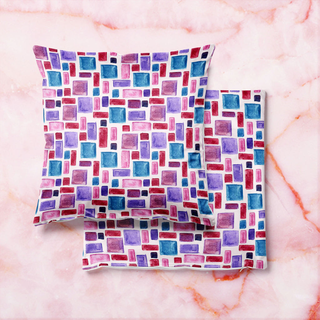Watercolor Pattern D2 Cushion Cover Throw Pillow-Cushion Covers-CUS_CV-IC 5007628 IC 5007628, Abstract Expressionism, Abstracts, Ancient, Art and Paintings, Check, Cross, Culture, Drawing, Ethnic, Fashion, Geometric, Geometric Abstraction, Graffiti, Hand Drawn, Hipster, Historical, Illustrations, Medieval, Patterns, Plaid, Retro, Semi Abstract, Stripes, Traditional, Tribal, Vintage, Watercolour, World Culture, watercolor, pattern, d2, cushion, cover, throw, pillow, abstract, art, background, boho, bright, b