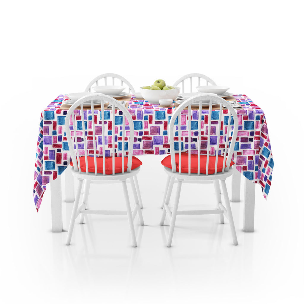 Watercolor Pattern Table Cloth Cover-Table Covers-CVR_TB_NR-IC 5007628 IC 5007628, Abstract Expressionism, Abstracts, Ancient, Art and Paintings, Check, Cross, Culture, Drawing, Ethnic, Fashion, Geometric, Geometric Abstraction, Graffiti, Hand Drawn, Hipster, Historical, Illustrations, Medieval, Patterns, Plaid, Retro, Semi Abstract, Stripes, Traditional, Tribal, Vintage, Watercolour, World Culture, watercolor, pattern, table, cloth, cover, abstract, art, background, boho, bright, brush, checks, diagonal, d