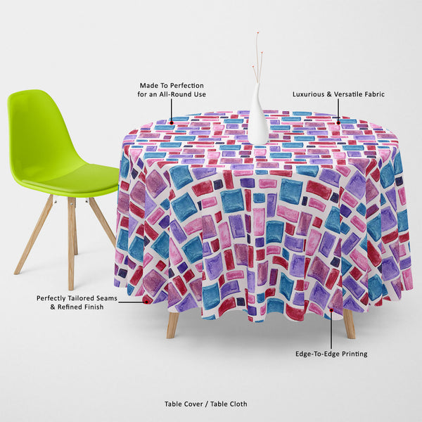 Watercolor Pattern Table Cloth Cover-Table Covers-CVR_TB_RD-IC 5007628 IC 5007628, Abstract Expressionism, Abstracts, Ancient, Art and Paintings, Check, Cross, Culture, Drawing, Ethnic, Fashion, Geometric, Geometric Abstraction, Graffiti, Hand Drawn, Hipster, Historical, Illustrations, Medieval, Patterns, Plaid, Retro, Semi Abstract, Stripes, Traditional, Tribal, Vintage, Watercolour, World Culture, watercolor, pattern, table, cloth, cover, canvas, fabric, abstract, art, background, boho, bright, brush, che