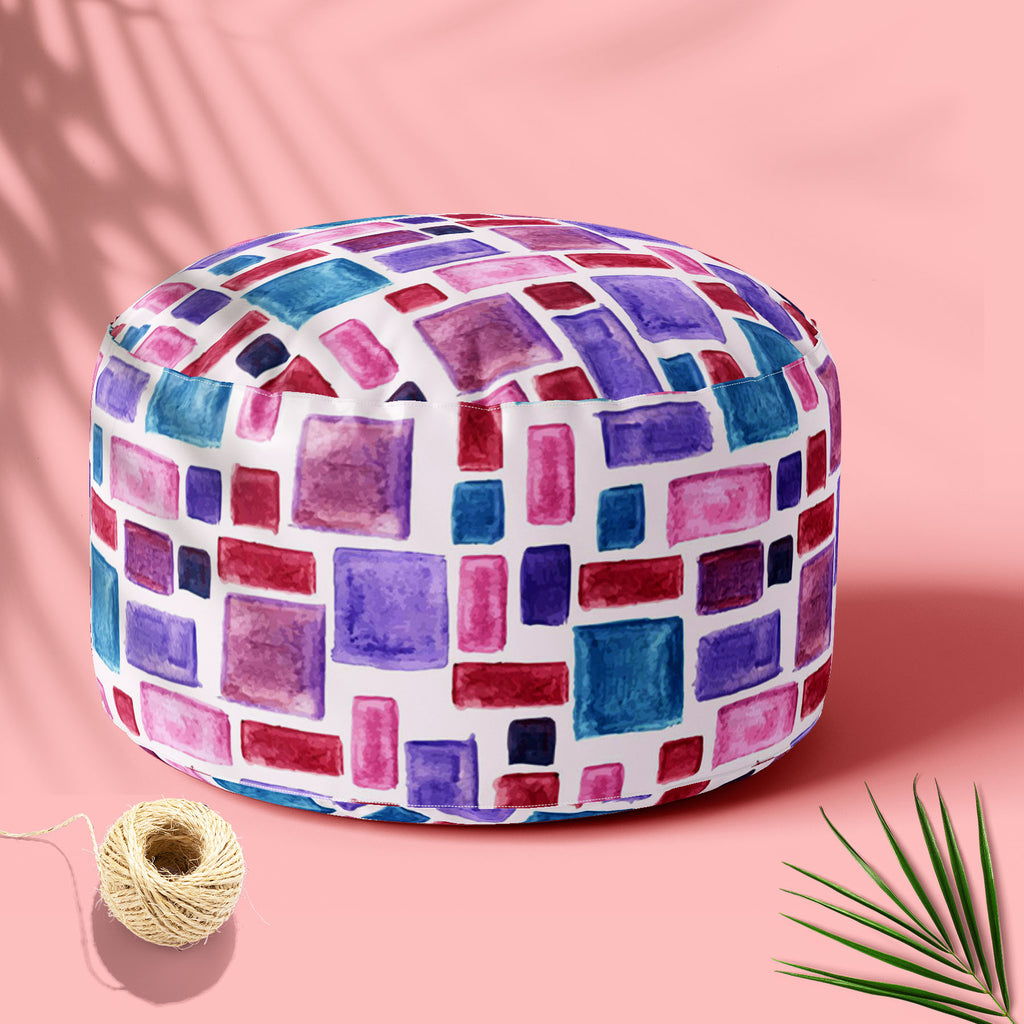 Watercolor Pattern D2 Footstool Footrest Puffy Pouffe Ottoman Bean Bag | Canvas Fabric-Footstools-FST_CB_BN-IC 5007628 IC 5007628, Abstract Expressionism, Abstracts, Ancient, Art and Paintings, Check, Cross, Culture, Drawing, Ethnic, Fashion, Geometric, Geometric Abstraction, Graffiti, Hand Drawn, Hipster, Historical, Illustrations, Medieval, Patterns, Plaid, Retro, Semi Abstract, Stripes, Traditional, Tribal, Vintage, Watercolour, World Culture, watercolor, pattern, d2, footstool, footrest, puffy, pouffe, 