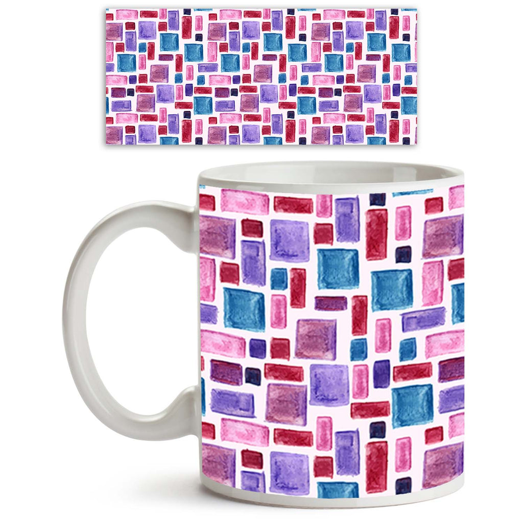 Watercolor Pattern Ceramic Coffee Tea Mug Inside White-Coffee Mugs-MUG-IC 5007628 IC 5007628, Abstract Expressionism, Abstracts, Ancient, Art and Paintings, Check, Cross, Culture, Drawing, Ethnic, Fashion, Geometric, Geometric Abstraction, Graffiti, Hand Drawn, Hipster, Historical, Illustrations, Medieval, Patterns, Plaid, Retro, Semi Abstract, Stripes, Traditional, Tribal, Vintage, Watercolour, World Culture, watercolor, pattern, ceramic, coffee, tea, mug, inside, white, abstract, art, background, boho, br