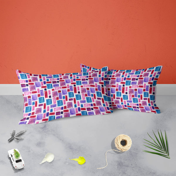 Watercolor Pattern D2 Pillow Cover Case-Pillow Cases-PIL_CV-IC 5007628 IC 5007628, Abstract Expressionism, Abstracts, Ancient, Art and Paintings, Check, Cross, Culture, Drawing, Ethnic, Fashion, Geometric, Geometric Abstraction, Graffiti, Hand Drawn, Hipster, Historical, Illustrations, Medieval, Patterns, Plaid, Retro, Semi Abstract, Stripes, Traditional, Tribal, Vintage, Watercolour, World Culture, watercolor, pattern, d2, pillow, cover, cases, for, bedroom, living, room, poly, cotton, fabric, abstract, ar