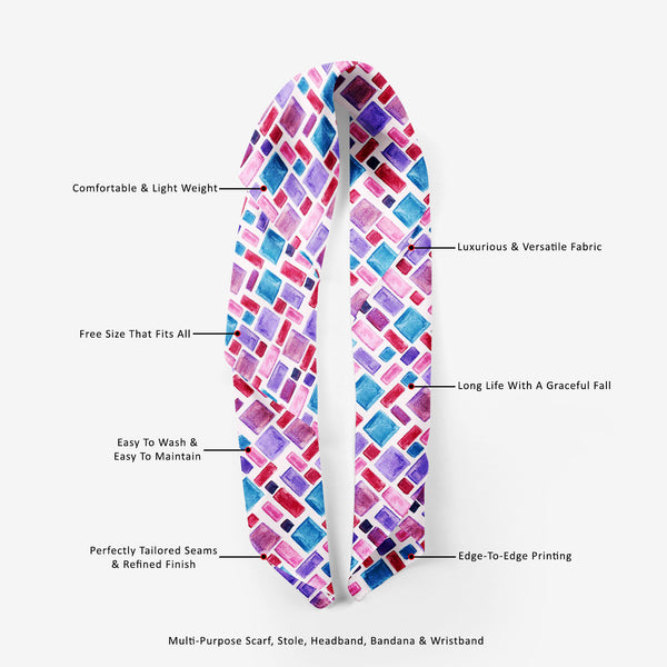 Watercolor Pattern Printed Scarf | Neckwear Balaclava | Girls & Women | Soft Poly Fabric-Scarfs Basic--IC 5007628 IC 5007628, Abstract Expressionism, Abstracts, Ancient, Art and Paintings, Check, Cross, Culture, Drawing, Ethnic, Fashion, Geometric, Geometric Abstraction, Graffiti, Hand Drawn, Hipster, Historical, Illustrations, Medieval, Patterns, Plaid, Retro, Semi Abstract, Stripes, Traditional, Tribal, Vintage, Watercolour, World Culture, watercolor, pattern, printed, scarf, neckwear, balaclava, girls, w