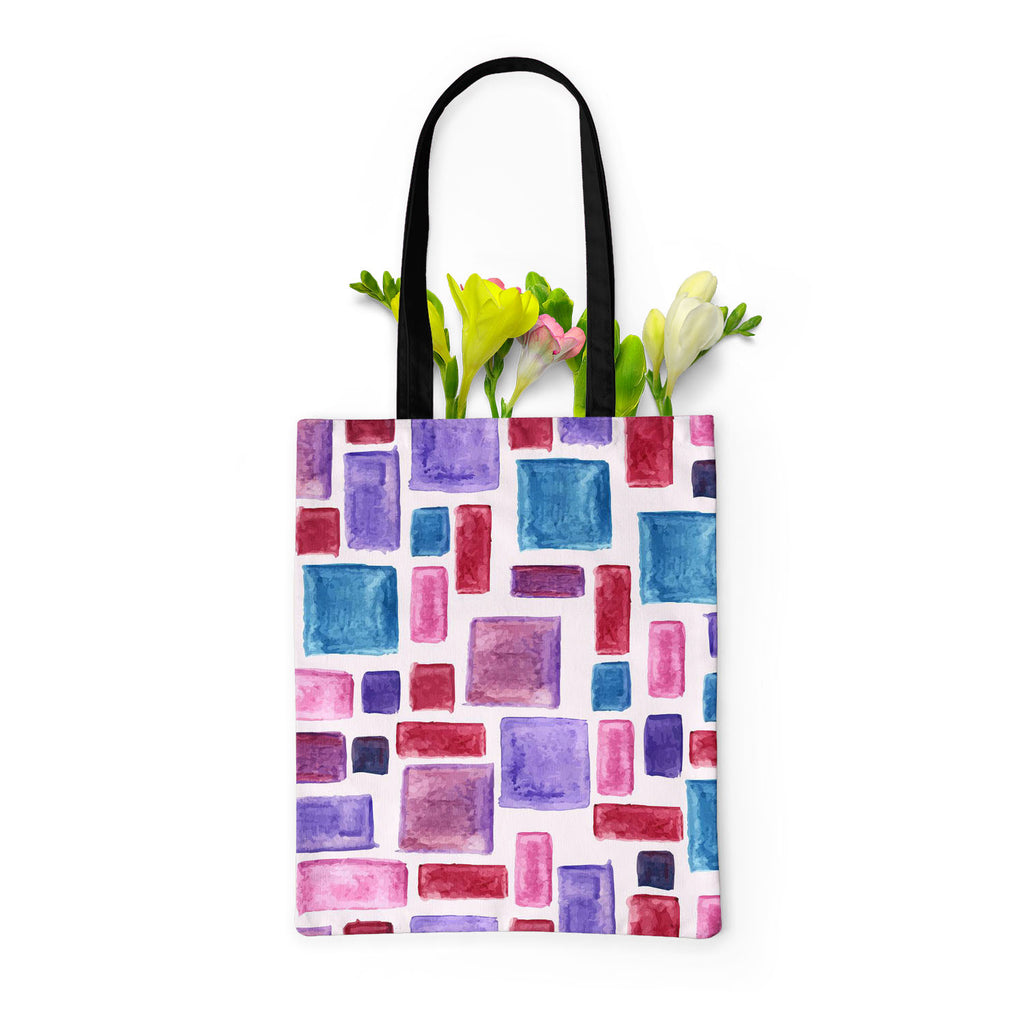 Watercolor Pattern D2 Tote Bag Shoulder Purse | Multipurpose-Tote Bags Basic-TOT_FB_BS-IC 5007628 IC 5007628, Abstract Expressionism, Abstracts, Ancient, Art and Paintings, Check, Cross, Culture, Drawing, Ethnic, Fashion, Geometric, Geometric Abstraction, Graffiti, Hand Drawn, Hipster, Historical, Illustrations, Medieval, Patterns, Plaid, Retro, Semi Abstract, Stripes, Traditional, Tribal, Vintage, Watercolour, World Culture, watercolor, pattern, d2, tote, bag, shoulder, purse, multipurpose, abstract, art, 