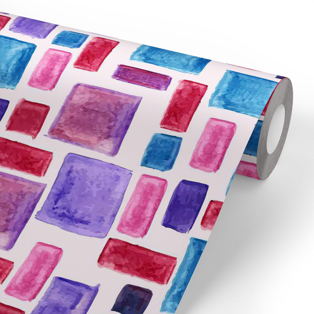 Watercolor Pattern Wallpaper Roll-Wallpapers Peel & Stick-WAL_PA-IC 5007628 IC 5007628, Abstract Expressionism, Abstracts, Ancient, Art and Paintings, Check, Cross, Culture, Drawing, Ethnic, Fashion, Geometric, Geometric Abstraction, Graffiti, Hand Drawn, Hipster, Historical, Illustrations, Medieval, Patterns, Plaid, Retro, Semi Abstract, Stripes, Traditional, Tribal, Vintage, Watercolour, World Culture, watercolor, pattern, wallpaper, roll, abstract, art, background, boho, bright, brush, checks, diagonal, 