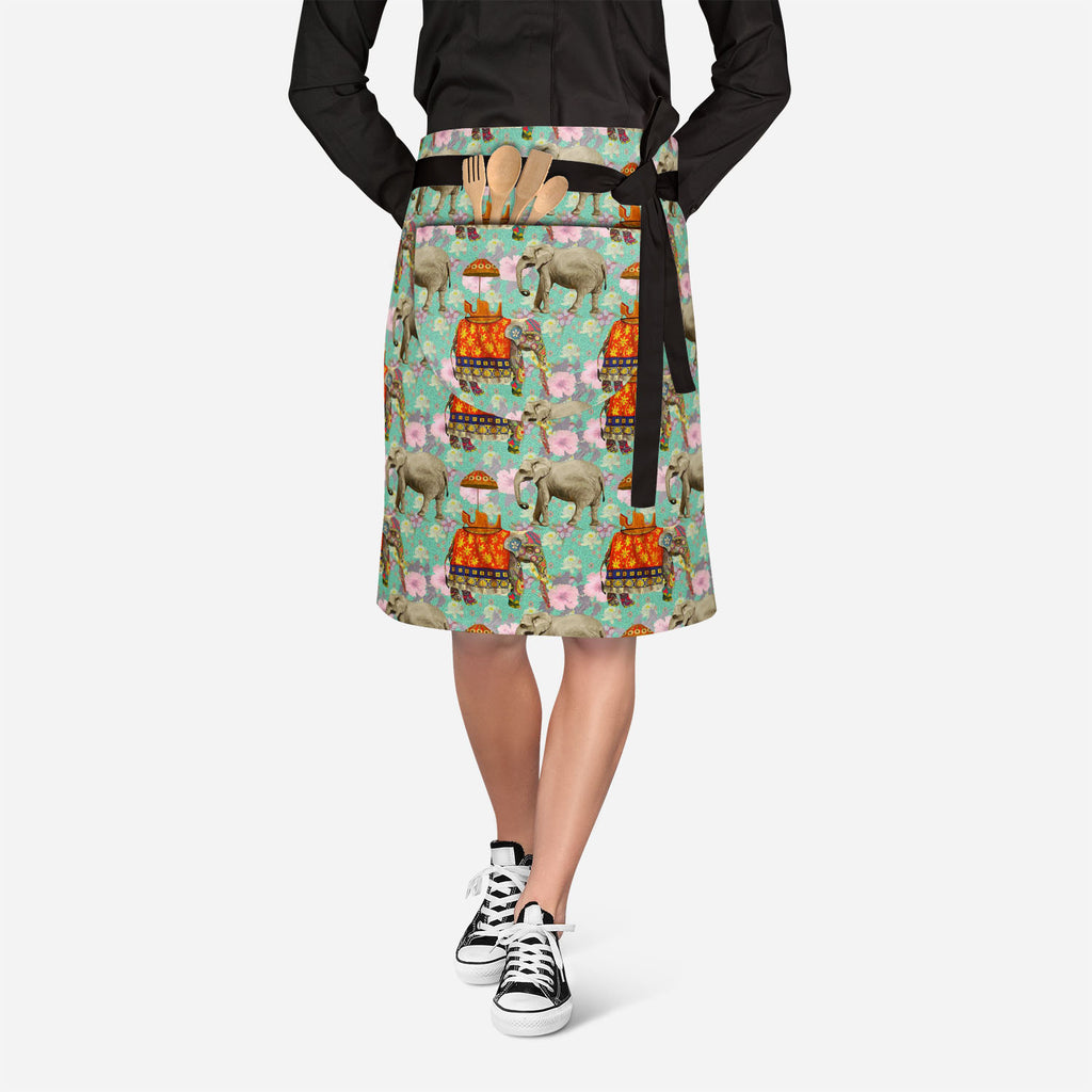 Indian Elephants Apron | Adjustable, Free Size & Waist Tiebacks-Apron Waist to Feet--IC 5007629 IC 5007629, Art and Paintings, Botanical, Floral, Flowers, Hand Drawn, Indian, Nature, Patterns, Scenic, Signs, Signs and Symbols, elephants, apron, adjustable, free, size, waist, tiebacks, elephant, lotus, flower, pattern, india, seamless, art, background, design, exotic, hand, drawn, wild, life, artzfolio, kitchen apron, white apron, kids apron, cooking apron, chef apron, aprons for men, aprons for women, kitch