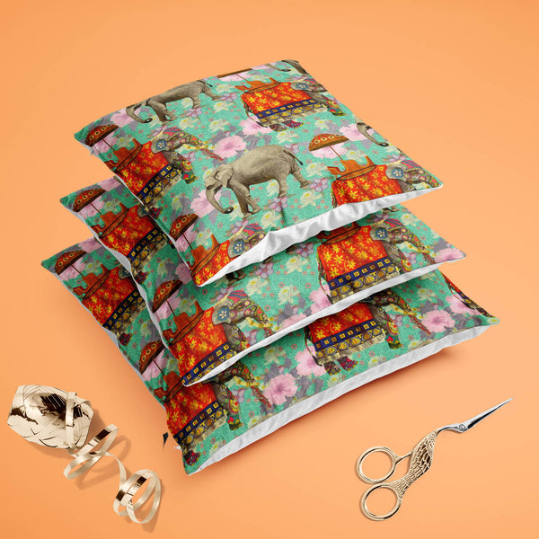 Elephant Pattern D2 Cushion Cover Throw Pillow-Cushion Covers-CUS_CV-IC 5007629 IC 5007629, Art and Paintings, Botanical, Floral, Flowers, Hand Drawn, Indian, Nature, Patterns, Scenic, Signs, Signs and Symbols, elephant, pattern, d2, cushion, cover, throw, pillow, case, for, sofa, living, room, velvet, fabric, lotus, flower, india, seamless, art, background, design, exotic, hand, drawn, wild, life, artzfolio, cushion cover, cushion 16x16 set of 5, cushions, cushion covers 16 inch x 16 inch, cushion covers, 