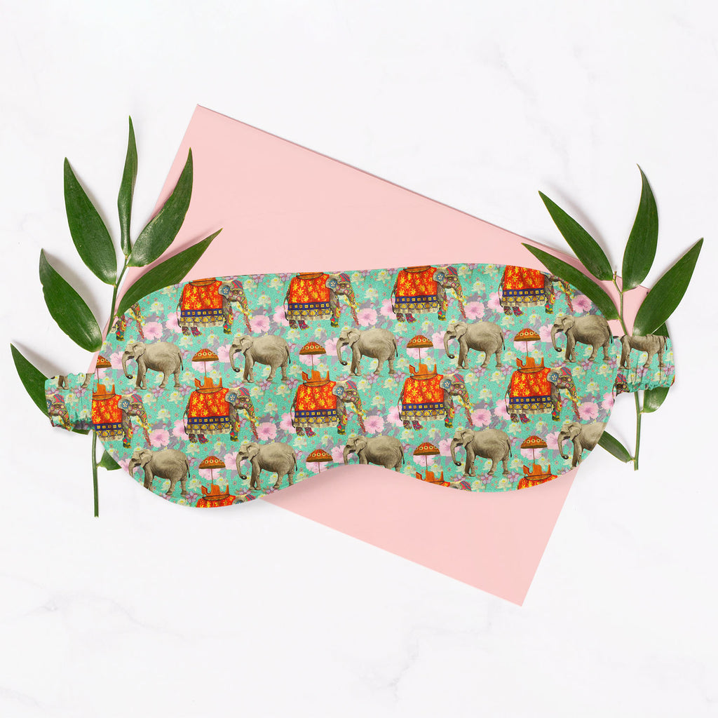 Indian Elephants Sleeping Eye Pad Blackout Eye Cover | Soft Anti-Allergic Eco-Friendly Natural Mulberry Silk Fabric-Sleep Masks--IC 5007629 IC 5007629, Art and Paintings, Botanical, Floral, Flowers, Hand Drawn, Indian, Nature, Patterns, Scenic, Signs, Signs and Symbols, elephants, sleeping, eye, pad, blackout, cover, soft, anti-allergic, eco-friendly, natural, satin, silk, fabric, elephant, lotus, flower, pattern, india, seamless, art, background, design, exotic, hand, drawn, wild, life, artzfolio, eye mask