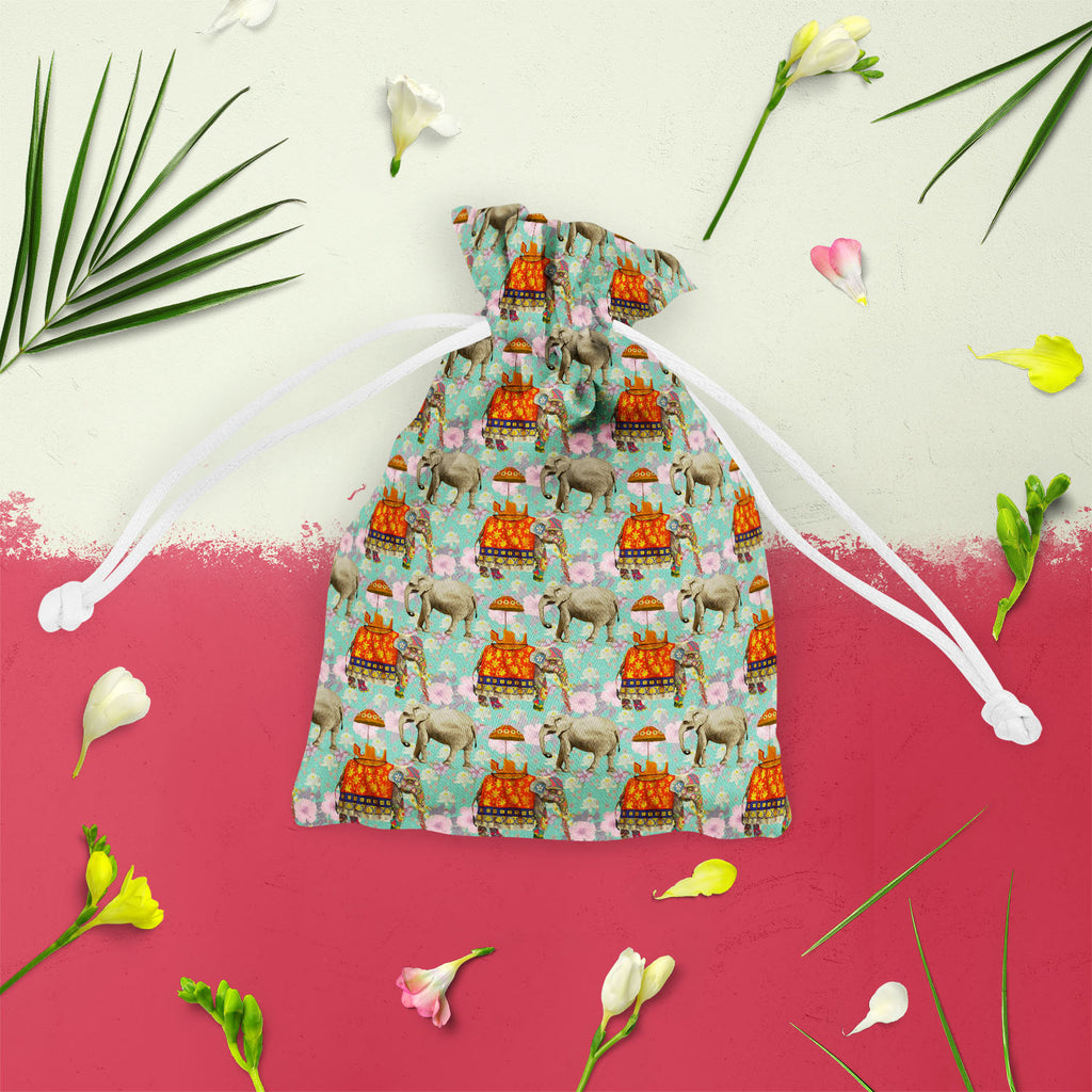 Elephant Pattern D2 Pouch Wrist Potli Bag | Bag for Weddings & Casual Parties-Drawstring Pouches-PCH_FB_DS-IC 5007629 IC 5007629, Art and Paintings, Botanical, Floral, Flowers, Hand Drawn, Indian, Nature, Patterns, Scenic, Signs, Signs and Symbols, elephant, pattern, d2, pouch, wrist, potli, bag, for, weddings, casual, parties, lotus, flower, india, seamless, art, background, design, exotic, hand, drawn, wild, life, artzfolio, drawstring bag, drawstring sack, string bag, drawstring pouch, cotton drawstring 